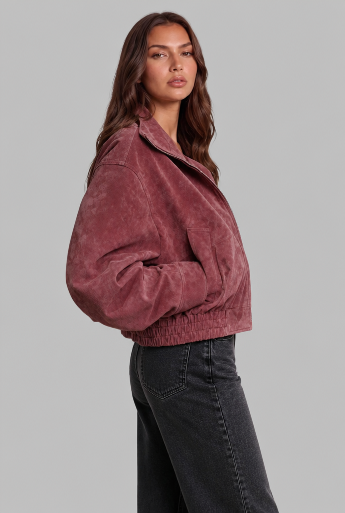 Mayra Suede Jacket Audrey Calvero