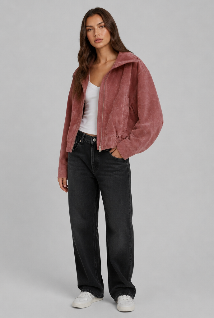 Mayra Suede Jacket Audrey Calvero