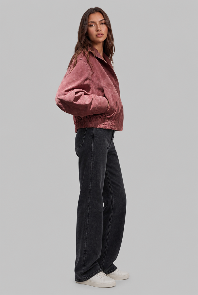 Mayra Suede Jacket Audrey Calvero