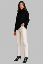 Cable Knit Turtleneck Sweater Audrey Calvero