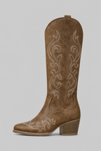 Wide Calf Western Cowboy Boots Audrey Calvero