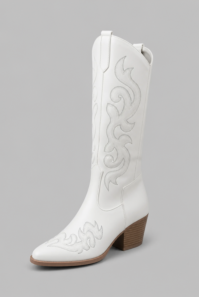 Wide Calf Western Cowboy Boots Audrey Calvero