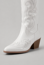 Wide Calf Western Cowboy Boots Audrey Calvero