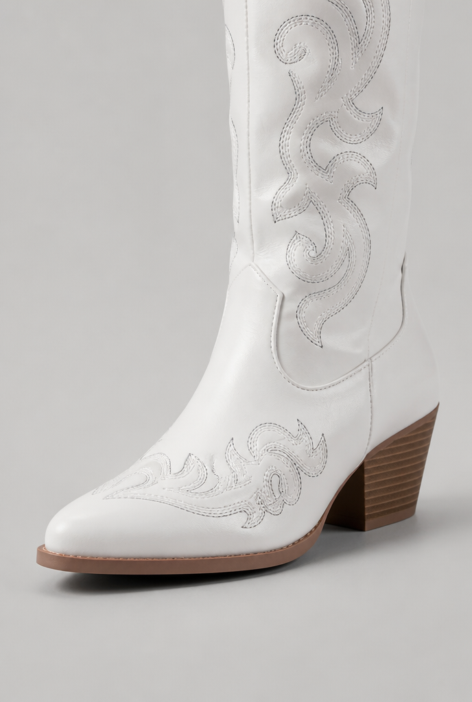 Wide Calf Western Cowboy Boots Audrey Calvero