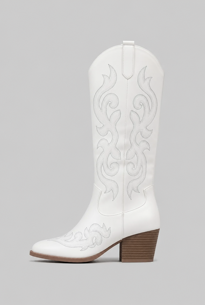 Wide Calf Western Cowboy Boots Audrey Calvero