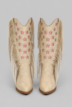 Fringe Star Western Cowboy Boots Audrey Calvero