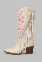 Fringe Star Western Cowboy Boots Audrey Calvero