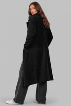 Oversized Wool Coat with Notched Lapel Audrey Calvero