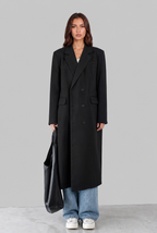 Tailored Trench Coat with Notched Lapel Audrey Calvero