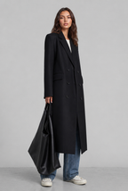 Tailored Trench Coat with Notched Lapel Audrey Calvero