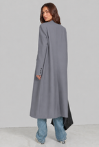 Tailored Trench Coat with Notched Lapel Audrey Calvero