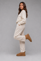 Suede Ankle Boots with Faux Fur Lining Audrey Calvero