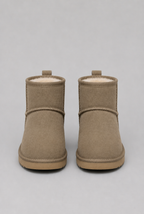 Suede Ankle Boots with Faux Fur Lining Audrey Calvero