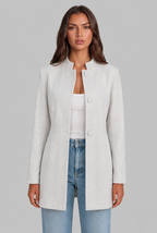 Tailored Coat with Button Front Audrey Calvero