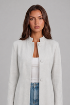 Tailored Coat with Button Front Audrey Calvero