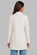 Tailored Coat with Button Front Audrey Calvero