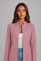 Tailored Coat with Button Front Audrey Calvero