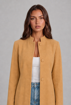 Tailored Coat with Button Front Audrey Calvero