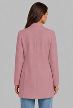 Tailored Coat with Button Front Audrey Calvero