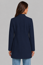 Tailored Coat with Button Front Audrey Calvero
