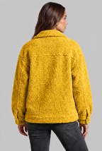 Teddy Fleece Jacket with Patch Pockets Audrey Calvero