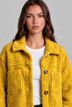 Teddy Fleece Jacket with Patch Pockets Audrey Calvero