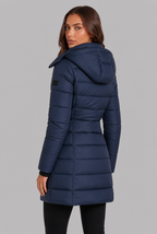 Quilted Hooded Puffer Coat Audrey Calvero