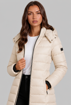 Quilted Hooded Puffer Coat Audrey Calvero