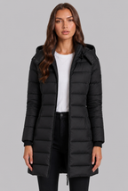 Quilted Hooded Puffer Coat Audrey Calvero