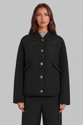Quilted Jacket with Leopard Print Audrey Calvero