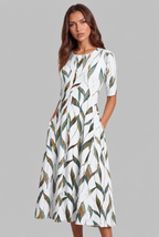 Floral Midi Dress with Pockets Audrey Calvero