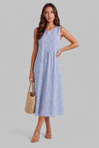 Gingham Midi Dress Audrey Calvero