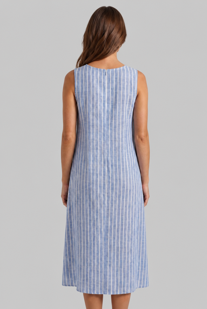 Gingham Midi Dress Audrey Calvero