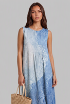 Gingham Midi Dress Audrey Calvero