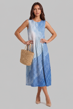 Gingham Midi Dress Audrey Calvero