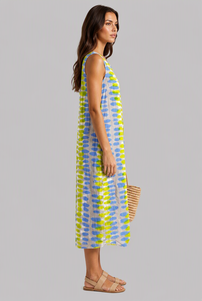 Gingham Midi Dress Audrey Calvero