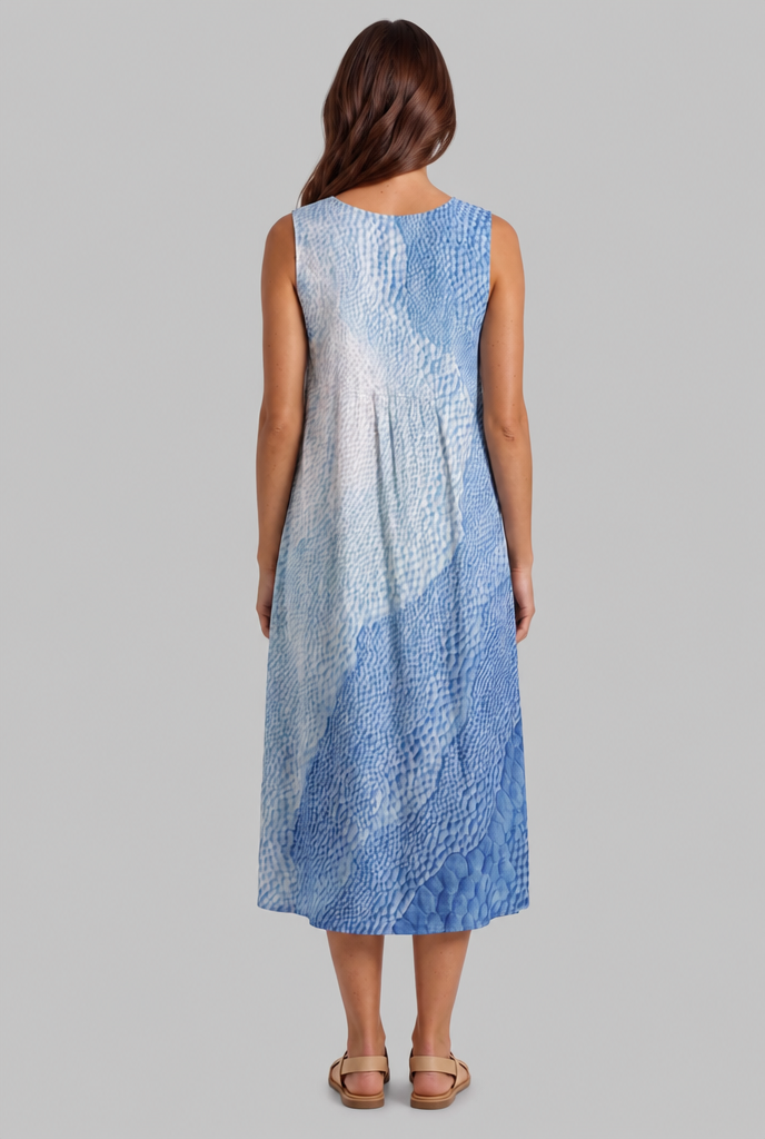 Gingham Midi Dress Audrey Calvero