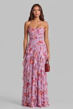 Satin Slip Maxi Dress for Wedding Guest (Copy) Audrey Calvero