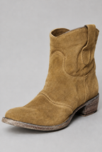 Western Suede Ankle Boots Audrey Calvero