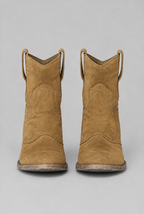 Western Suede Ankle Boots Audrey Calvero