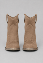 Western Suede Ankle Boots Audrey Calvero