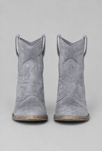 Western Suede Ankle Boots Audrey Calvero