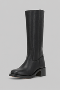 Knee High Leather Boots Audrey Calvero