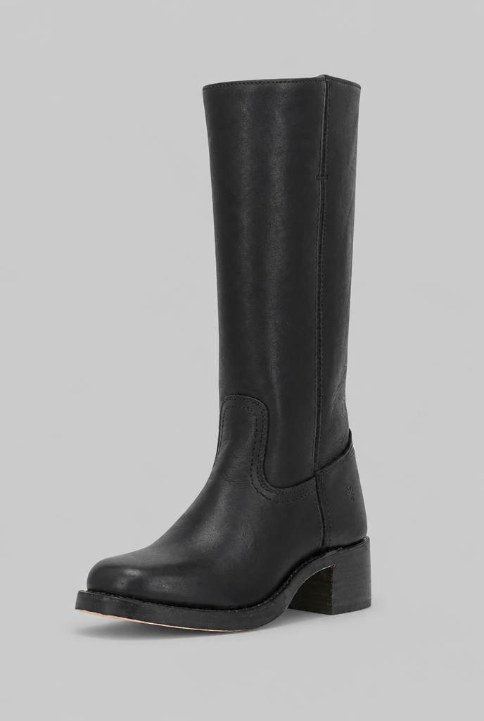 Knee High Leather Boots Audrey Calvero
