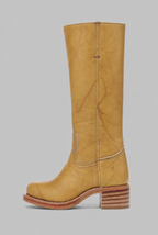 Knee High Leather Boots Audrey Calvero