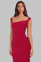 Christmas Dress with Open Back Bow Audrey Calvero
