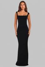 Christmas Dress with Open Back Bow Audrey Calvero