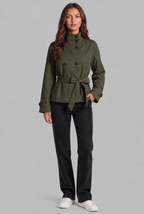 Cropped Trench Jacket Audrey Calvero