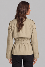 Cropped Trench Jacket Audrey Calvero