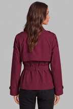 Cropped Trench Jacket Audrey Calvero